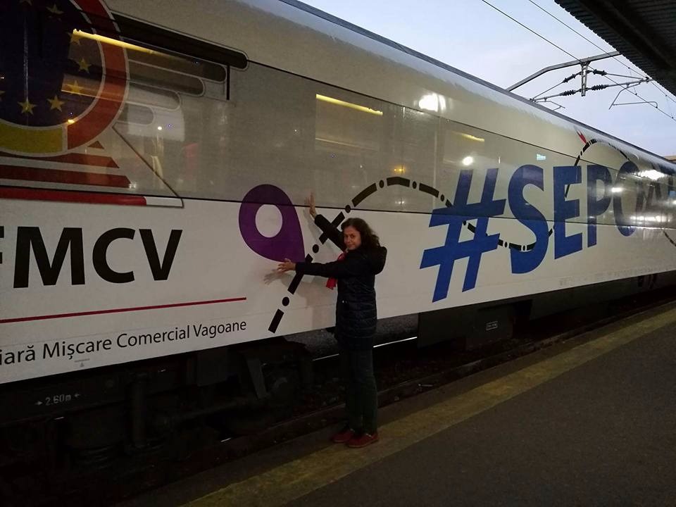 Cel mai modern vagon din România ajunge în marile orașe. Prima oprire: Timișoara| GALERIE FOTO