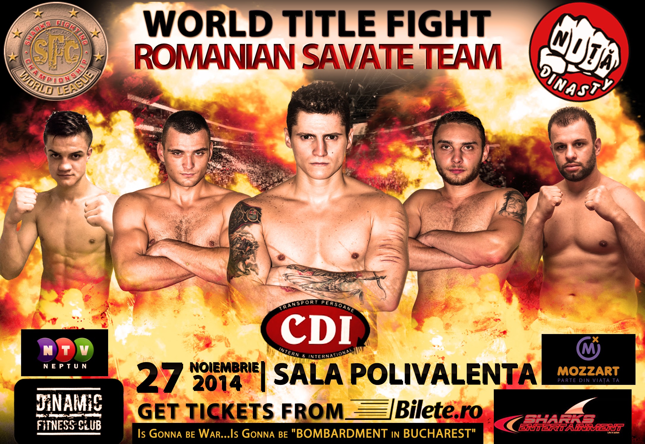 VIDEO&GALERIE FOTO / Campionul mondial al SFC pe reguli de K1 Alexandru ”The Bomber” Niţă îşi va apăra titlul la Bucureşti 
