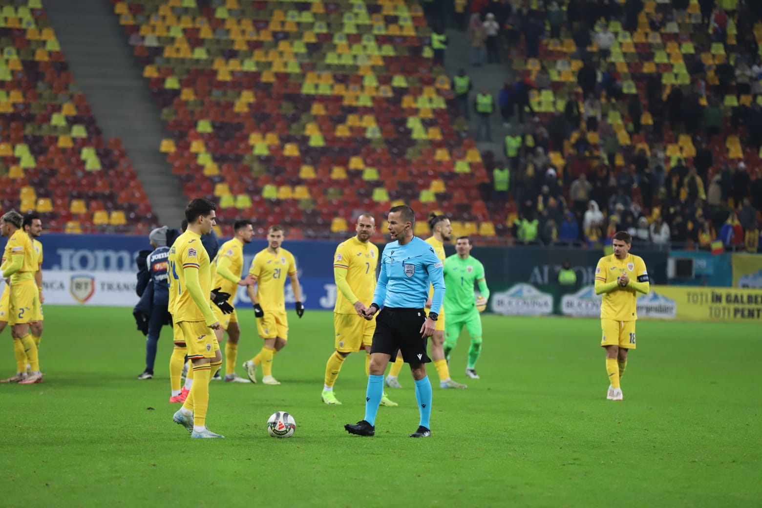 Fotbaliștii din Kosovo n-au mai vrut să joace și au ieșit de pe teren cu un minut înainte să se termine meciul cu România. Partida, abandonată după o oră
