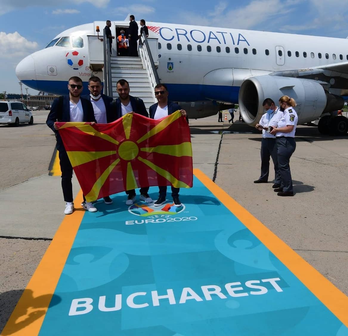 Macedonia de Nord, prima echipă ajunsă la București pentru Euro 2020