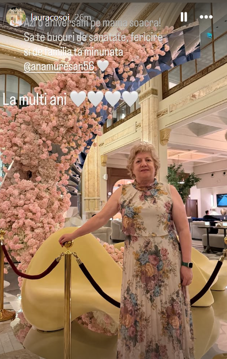 Laura Cosoi și-a aniversat soacra. Imagini emoționante cu părinții soțului ei. „Cei mai bogați bunici din Univers”