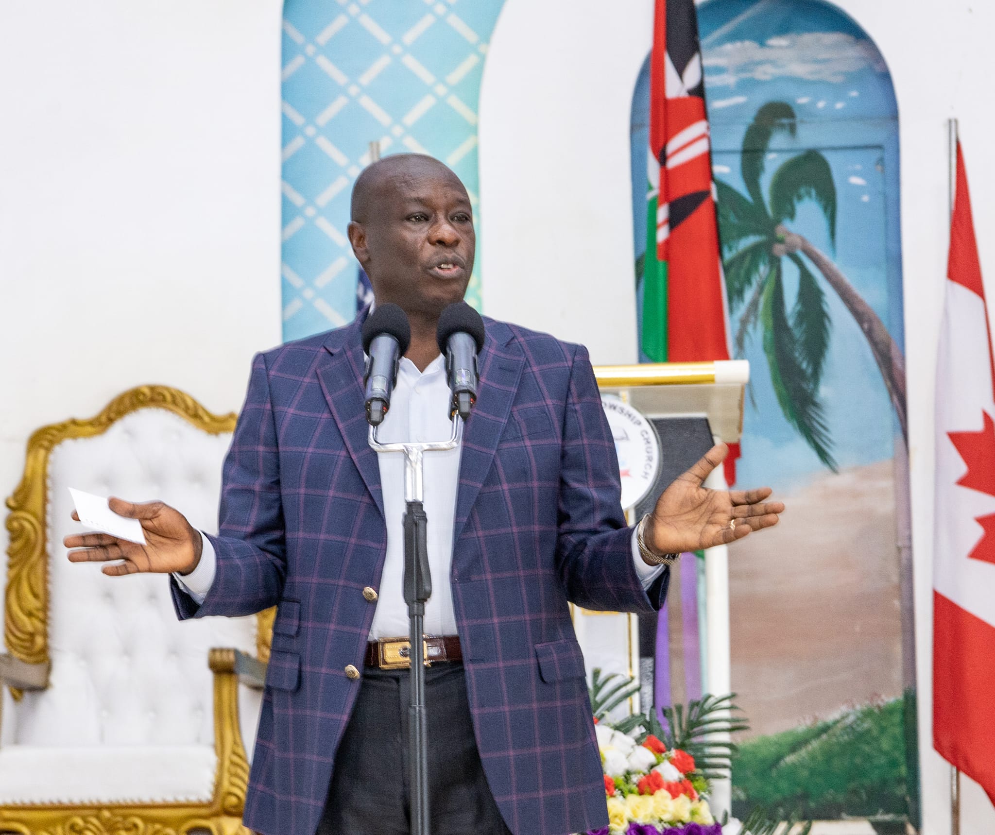 DCI clarifies claims of blocking Gachagua from church service with Subarus