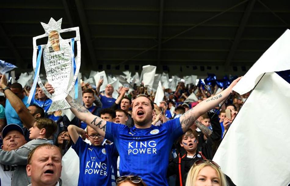 Ce party pe ”King Power Stadium”! Leicester a dat o petrecere pe cinste, la meciul cu Everton. Imagini de colecție / GALERIE FOTO & VIDEO