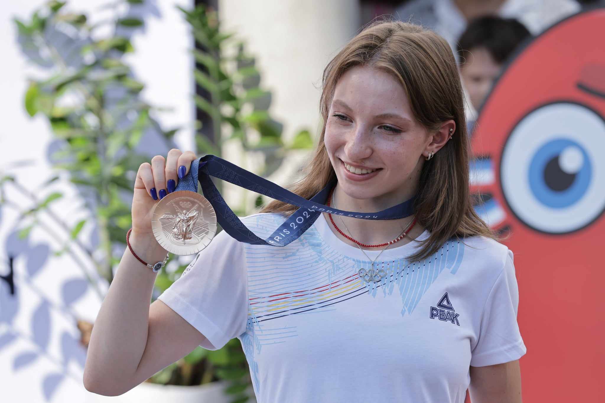Ana Maria Bărbosu a primit medalia de bronz de la Jocurile Olimpice. Ceremonia a avut loc la Casa Olimpică din București