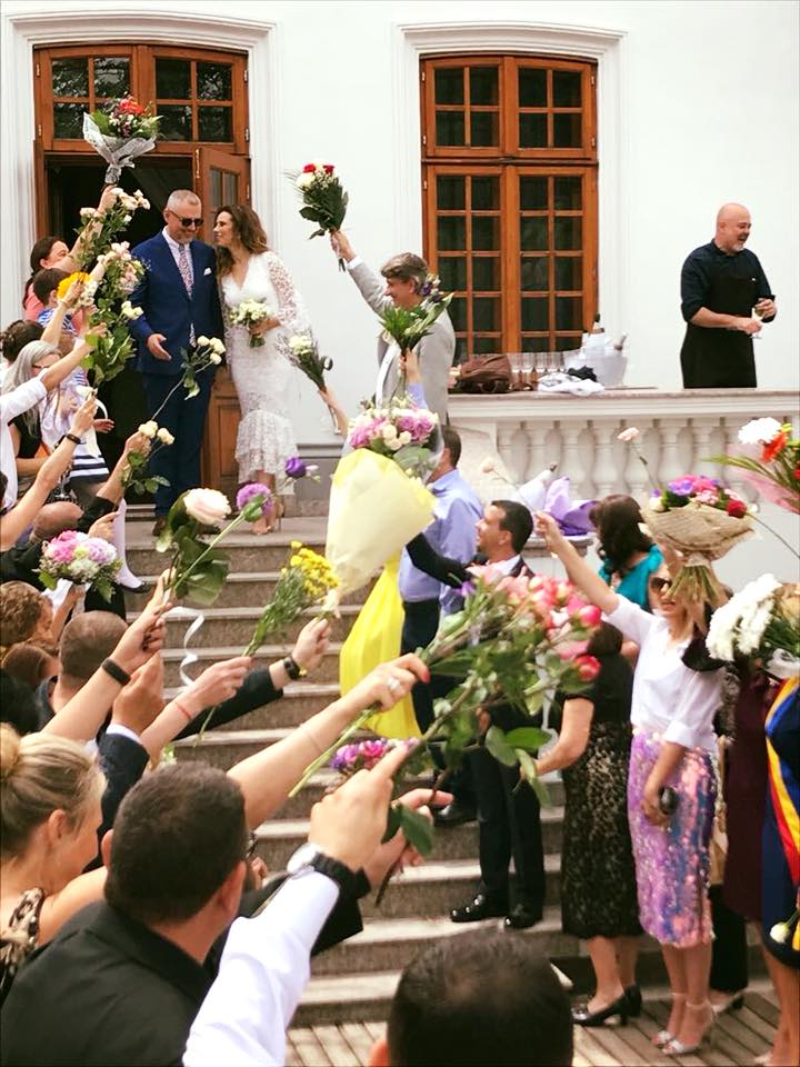 Gabriela Firea a oficiat căsătoria dintre jurnaliștii Ionela Năstase și Vlad Petreanu. "Cu un nod în gât și amintiri năvalnice" | FOTO