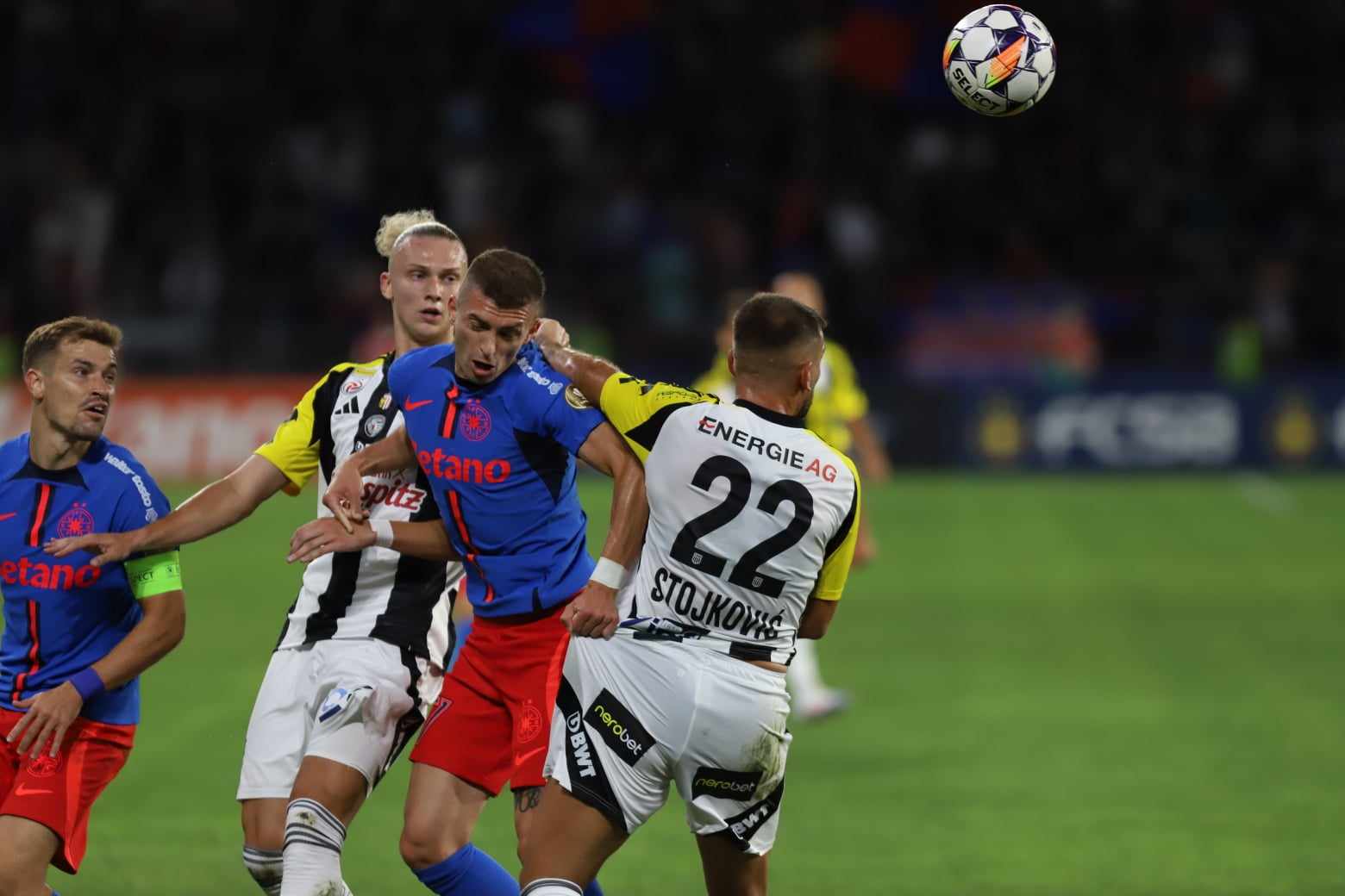 FCSB, calificare senzațională în faza principală a Europa League, după golul lui Darius Olaru din minutul 90+3 | FOTO