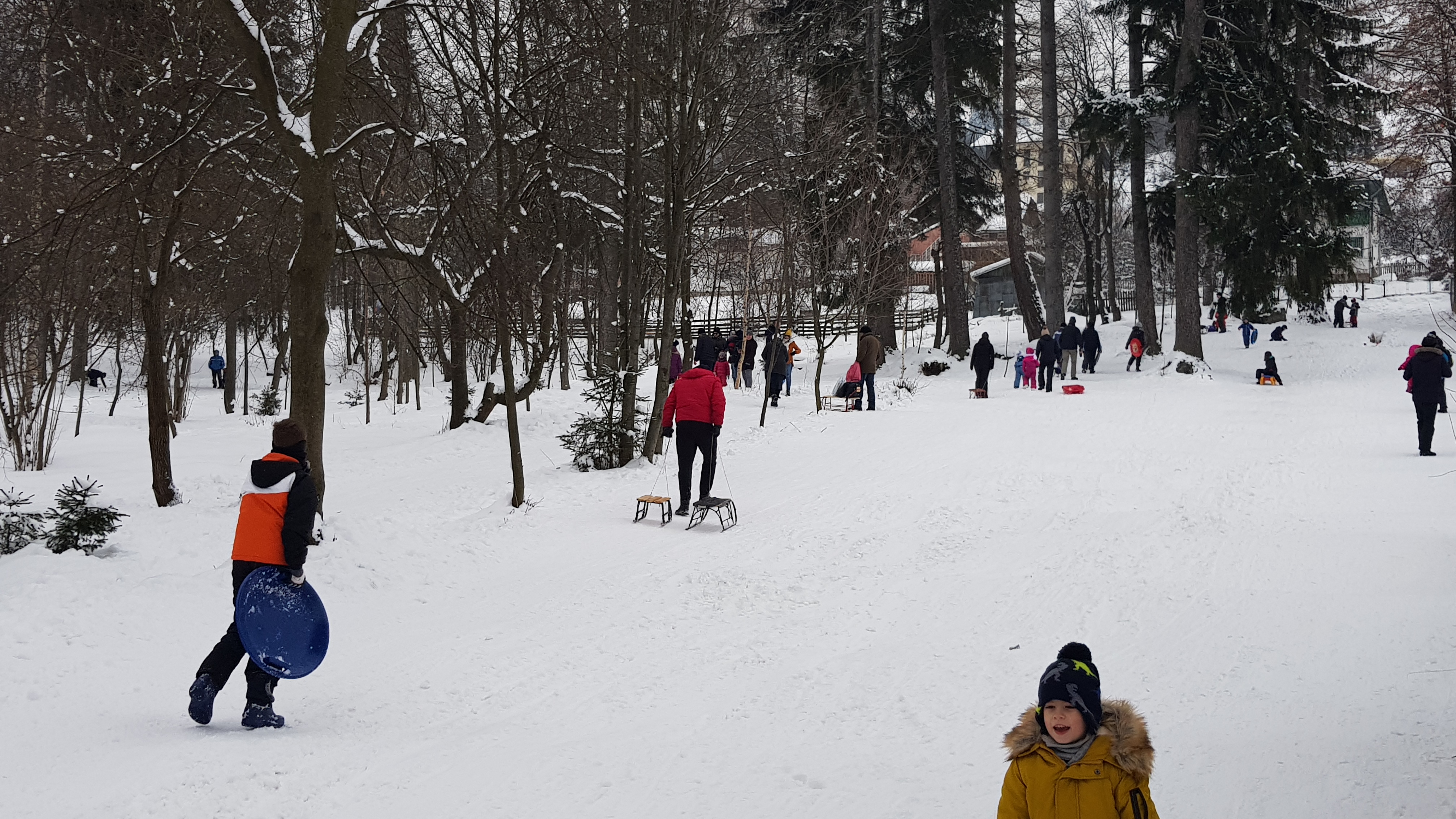 VIDEO&FOTO/ Alternativa la schi pe Valea Prahovei. Cât te costă distracția pe pârtie la Vatra Dornei