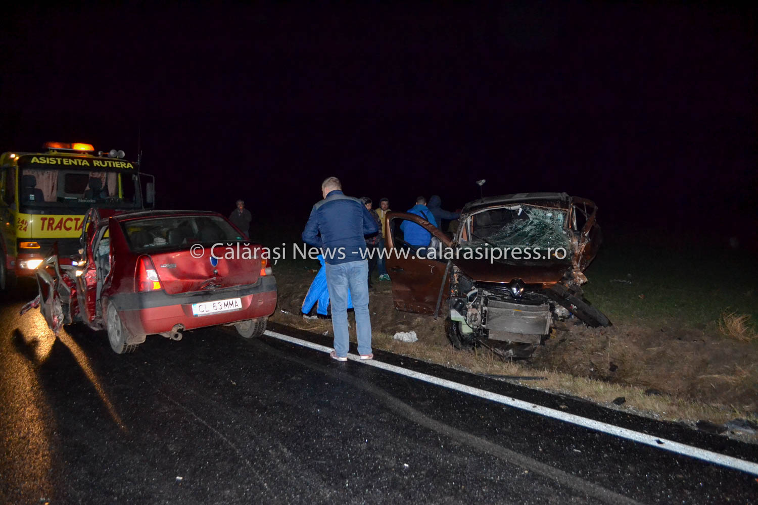 Doi morți într-un accident în Călărași. Oficiali ai unui club de fotbal din România se aflau în una din mașinile implicate în coliziune