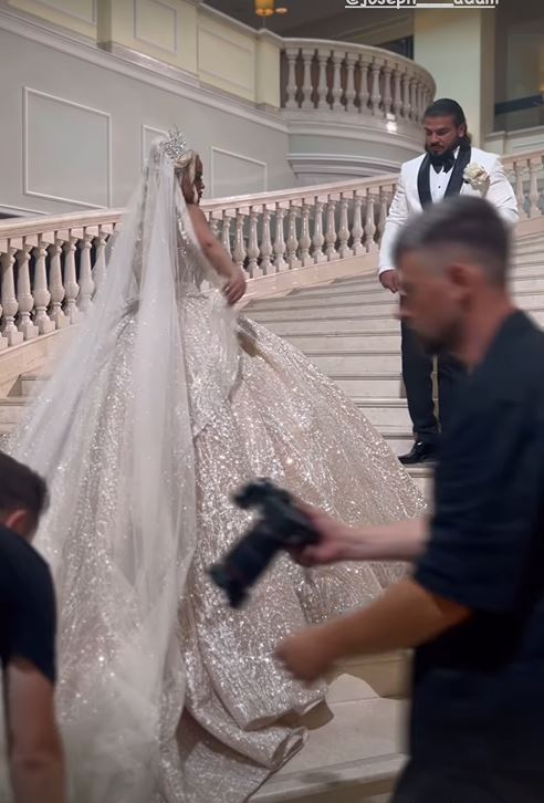 Imagini cu Anda Adam în rochie de mireasă. Artista a schimbat mai multe ținute