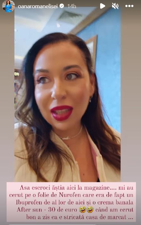 Ce a pățit Oana Roman în vacanța din Egipt: „Niște escroci”. A plecat împreună cu fiica ei