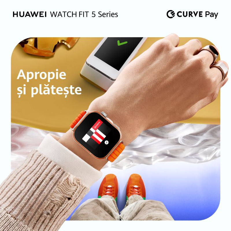 Seria HUAWEI WATCH FIT 5. Poartă la încheietură un partener digital cool care știe ce înseamnă fitness-ul și mișcarea sănătoasă