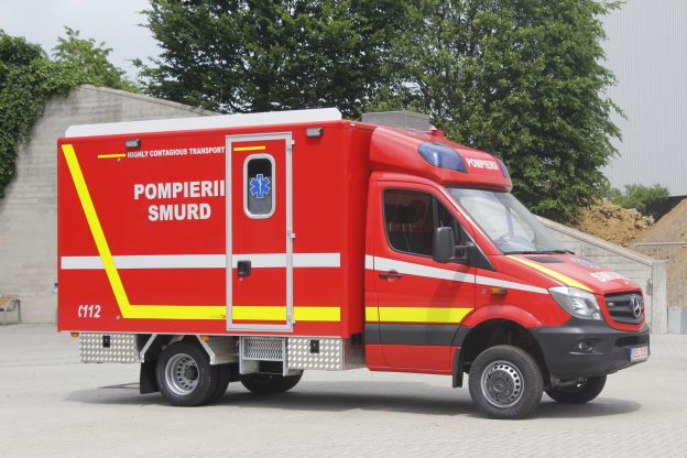 World Record Academy: România are prima ambulanță pentru transportarea pacienților cu COVID-19