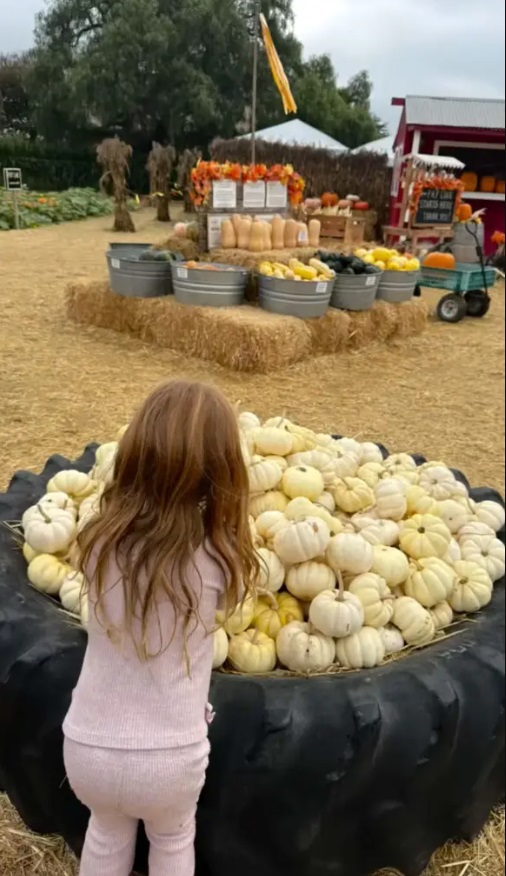 Noi imagini cu Archie și Lilibet, copiii prințului Harry și ai lui Meghan Markle. Cum au apărut la o fermă, unde au pregătit dovleci de Halloween