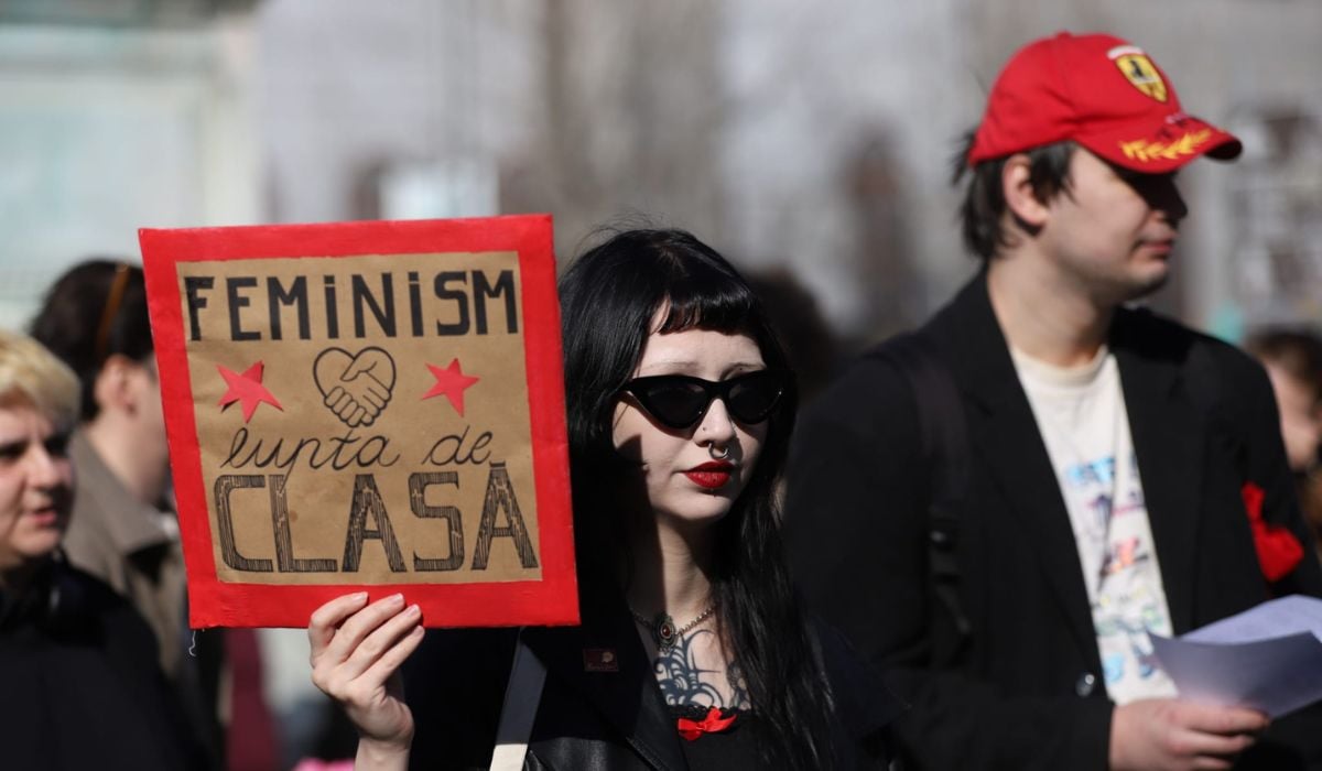 Protest pentru drepturile femeilor în Piața Universității: „Luptăm pentru o justiție reproductivă”