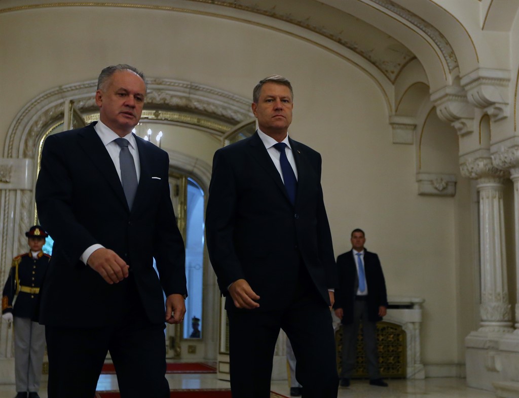 Klaus Iohannis s-a întâlnit cu Preşedintele Slovaciei la Palatul Cotroceni / FOTO