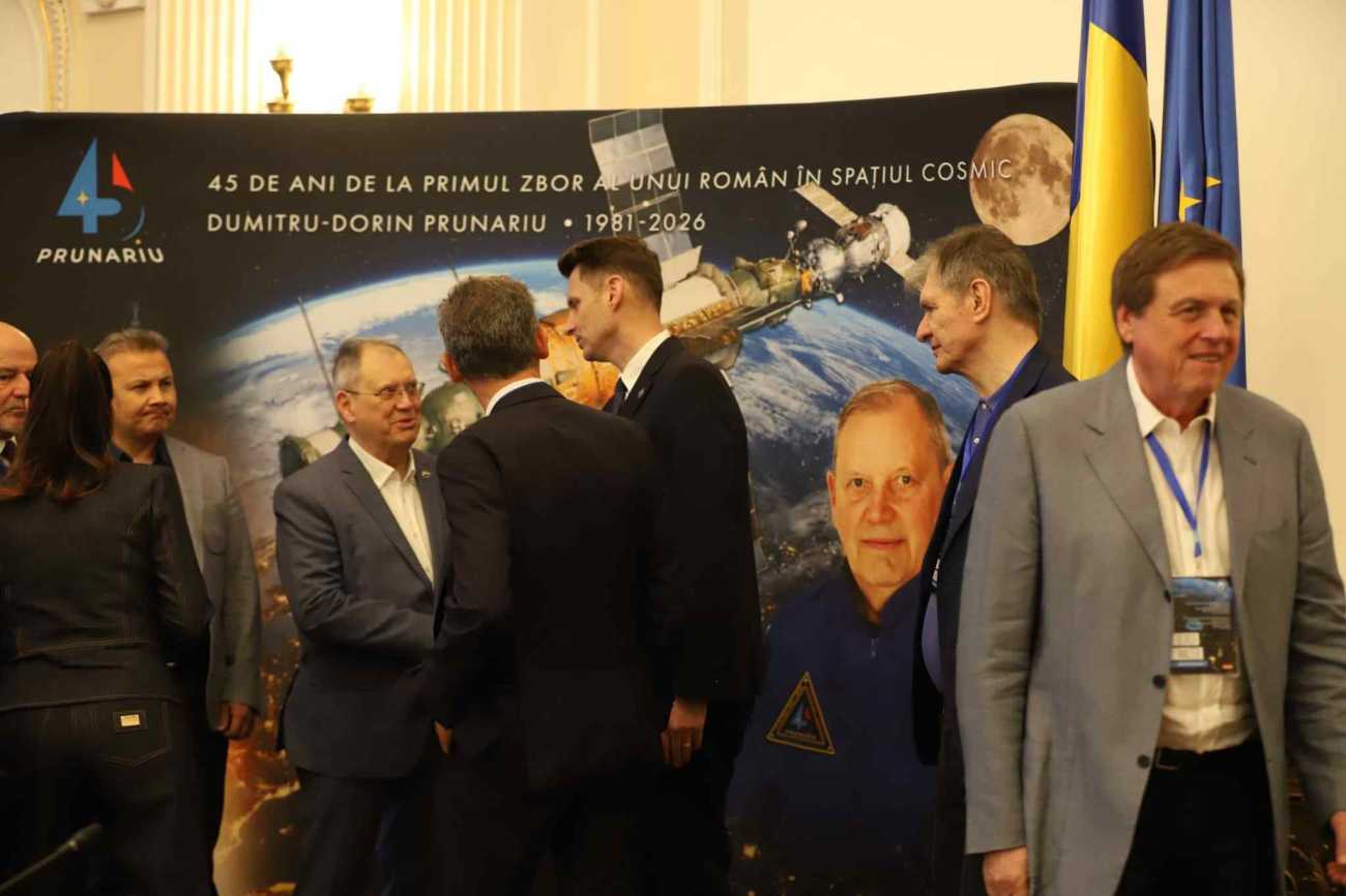 Dumitru Prunariu, singurul român care a zburat în Cosmos, aniversat în Senat după 45 de ani de la misiunea Soyuz 40
