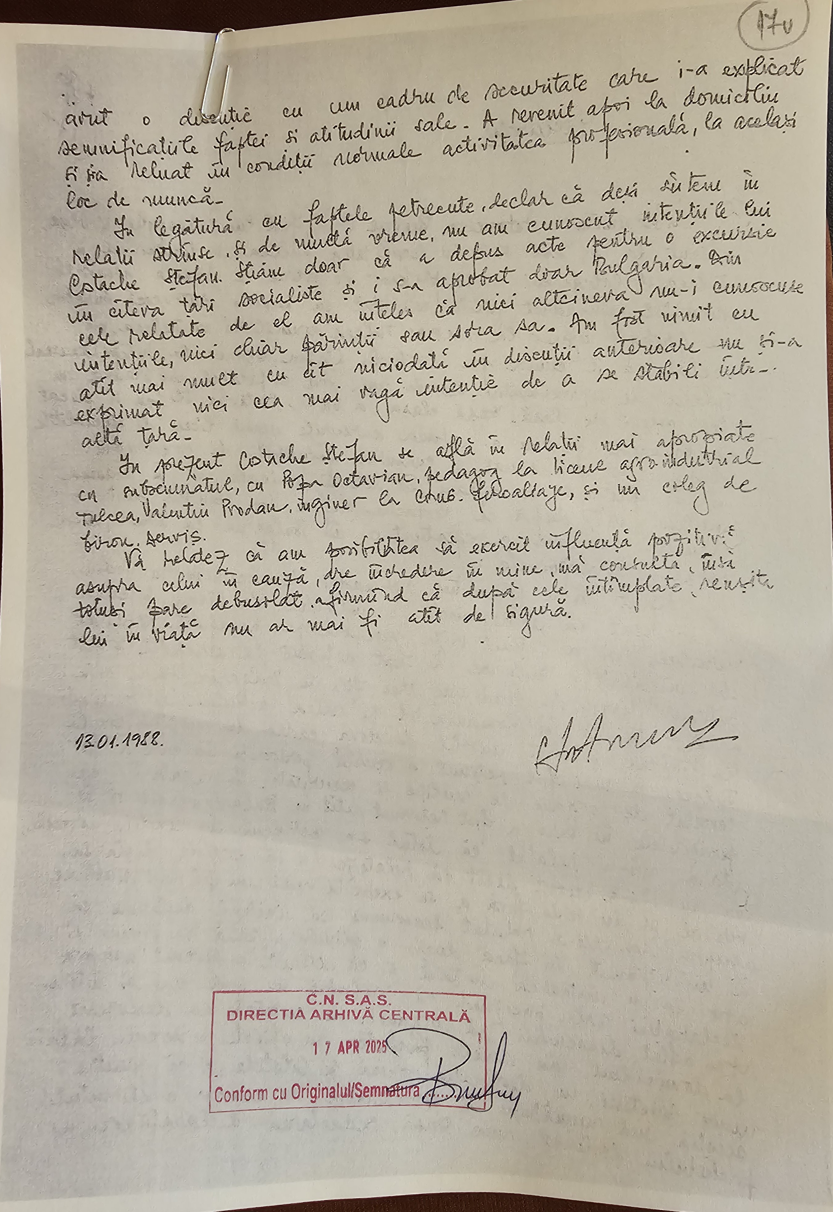 Cum arată declarația dată de Crin Antonescu la Securitate și ce a scris despre un prieten în 1988