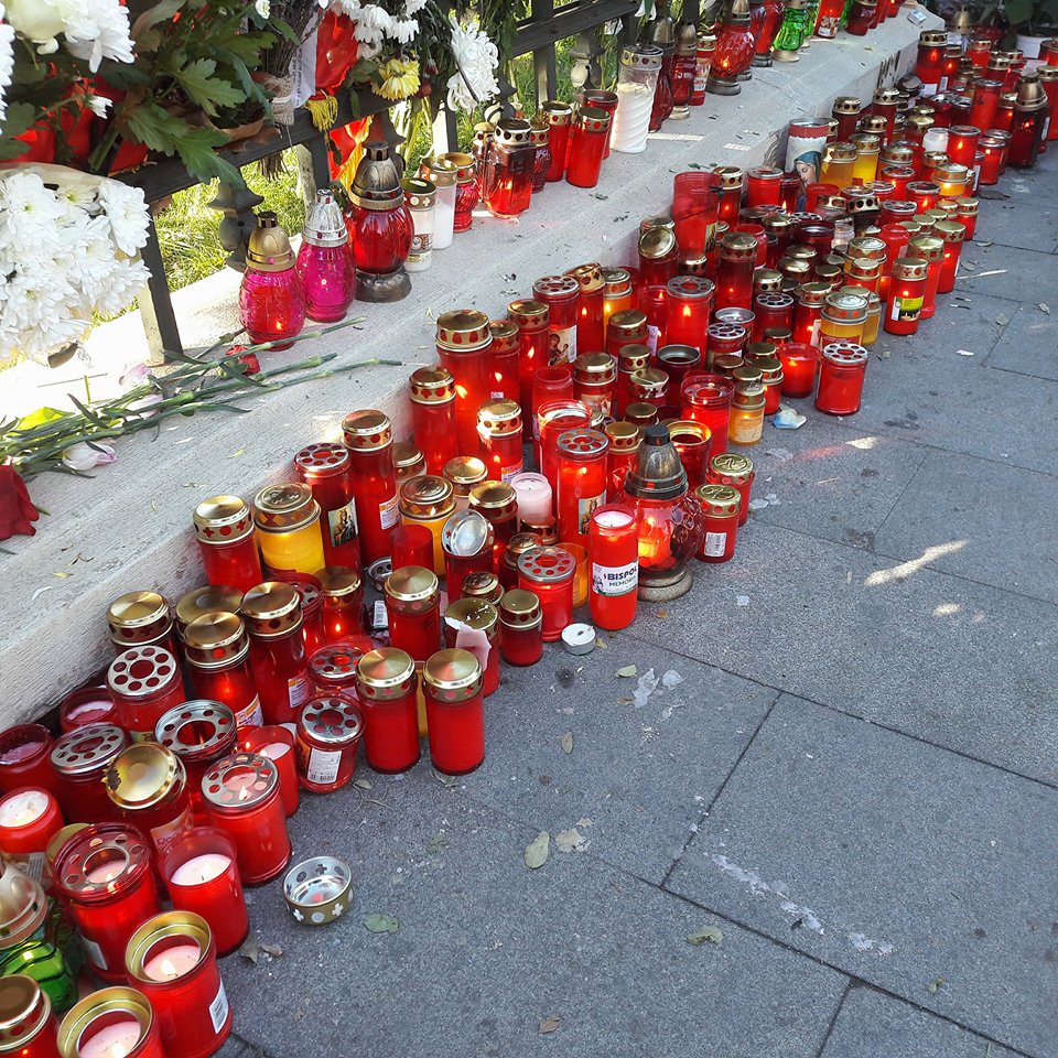 FOTO & VIDEO | Mii de oameni la Palatul Regal, în a doua zi de pelerinaj. ”Atât mai putem face pentru regele nostru. Lacrimi și flori”