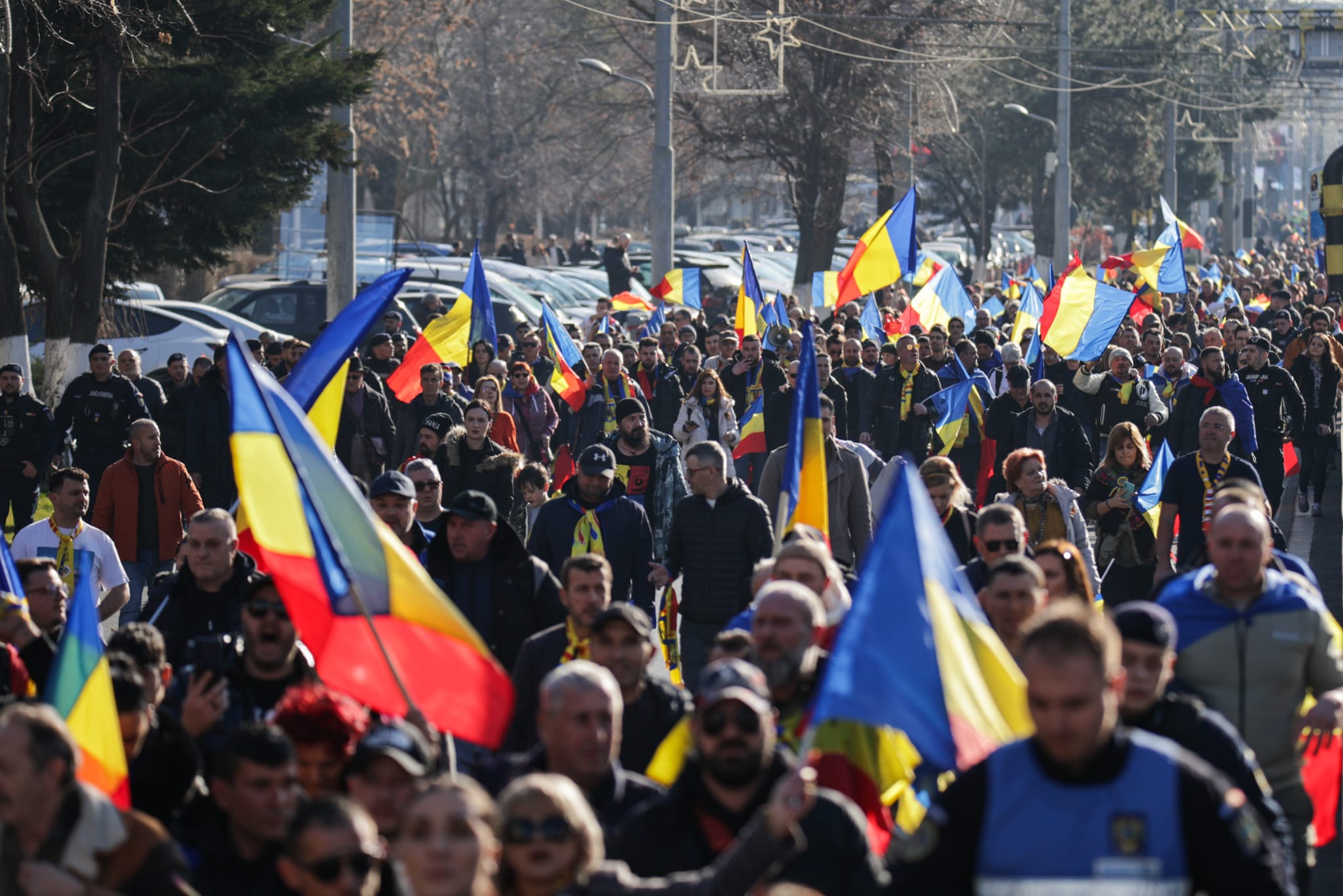 Ziua de 24 ianuarie, marcată de mii de români. Unirea Principatelor celebrată cu horă în centrul Bucureștiului