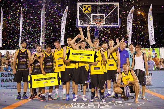 Crema baschetului 3x3 la Raiffeisen Bank Bucharest Challenger