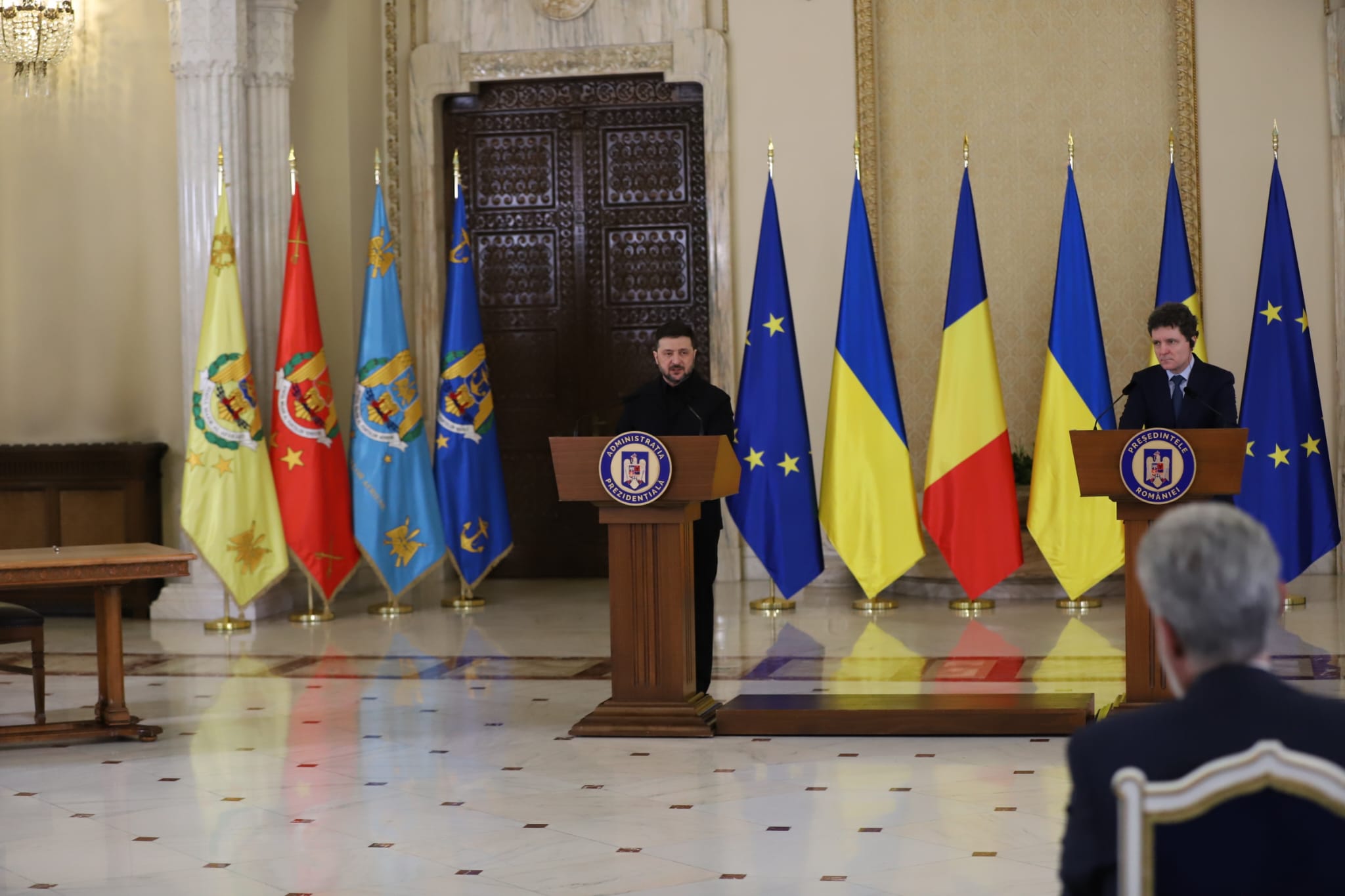 Nicușor Dan: „A existat o neîncredere istorică între România și Ucraina care s-a risipit” / Zelenski: „Nu contează doar să ai drone, mai trebuie făcut ceva” I VIDEO