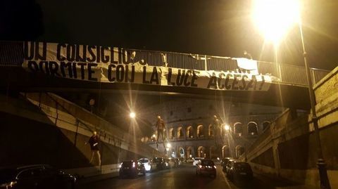 Fanii Romei, amenințări macabre la adresa jucătorilor după eșecurile cu rivala Lazio / GALERIE FOTO