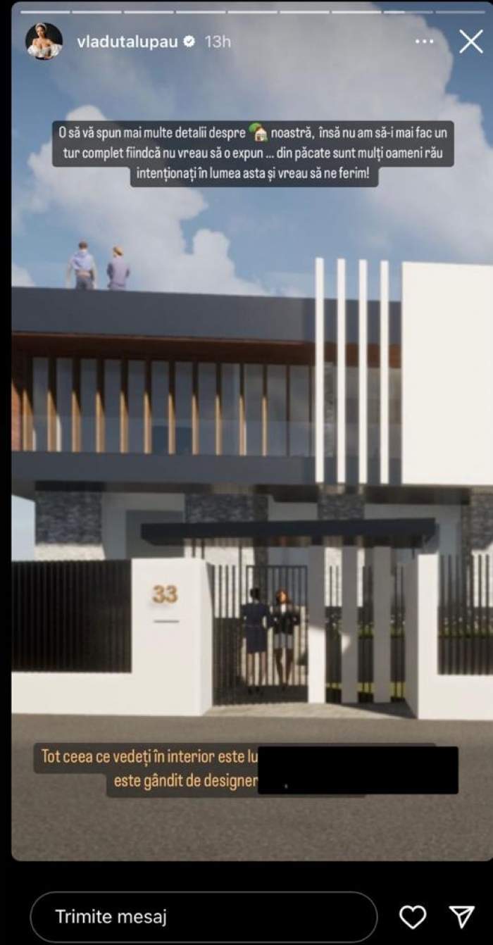 Imagini din casa de 3 milioane de euro a Vlăduței Lupău. „Camera copilului e cea mai frumoasă. Aici mi-am pus toate ideile”