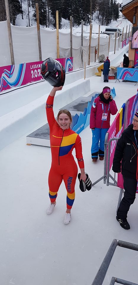 Georgeta Popescu a câștigat medalia de aur la monobob la Jocurile Olimpice de Tineret