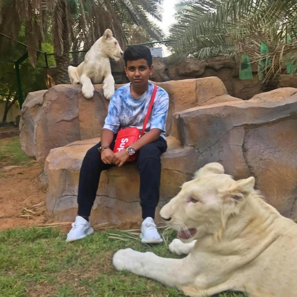 Rashed Belhasa, copilul putred de bogat, prieten al marilor sportivi, are o grădină zoologică în Dubai. Zoo pentru vedete