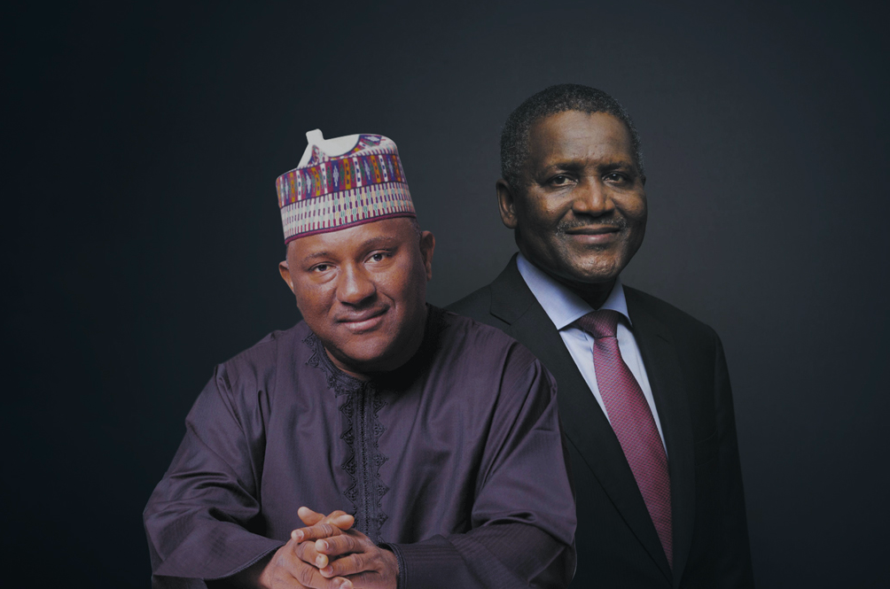 Two Nigerian industrialists handily outperform other top-level African billionaires