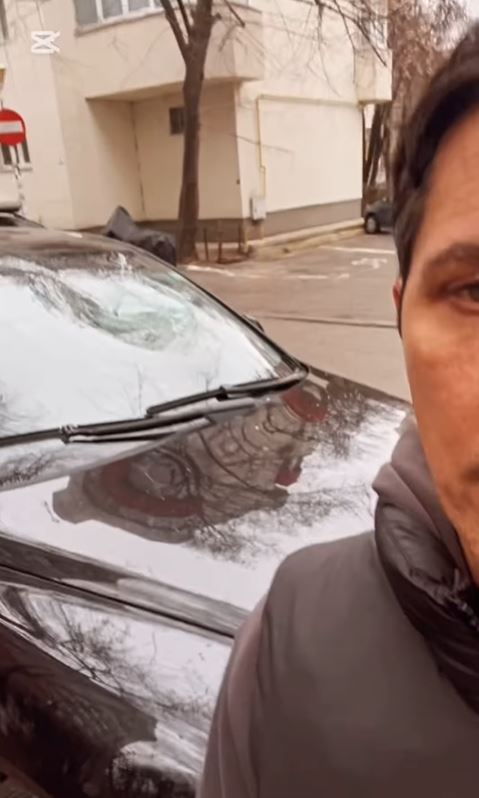 Lucian Viziru și-a găsit mașina vandalizată în parcare. Actorul a sunat imediat la 112: „S-a întâmplat ceva dubios”