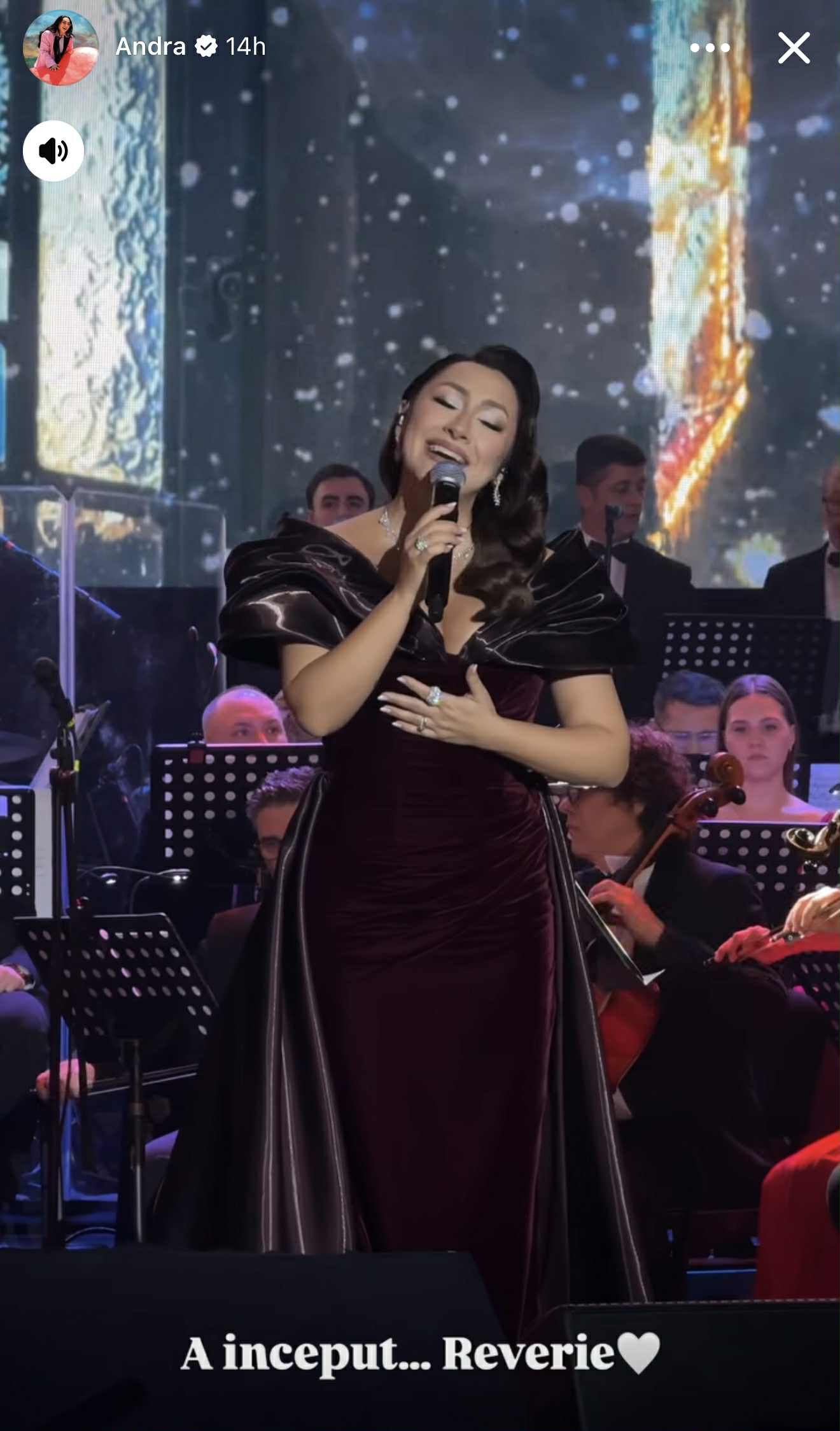 Cum au apărut Andra și Eva Măruță la concertul de Crăciun. Artista și-a dat fanii pe spate cu invitatul ei special
