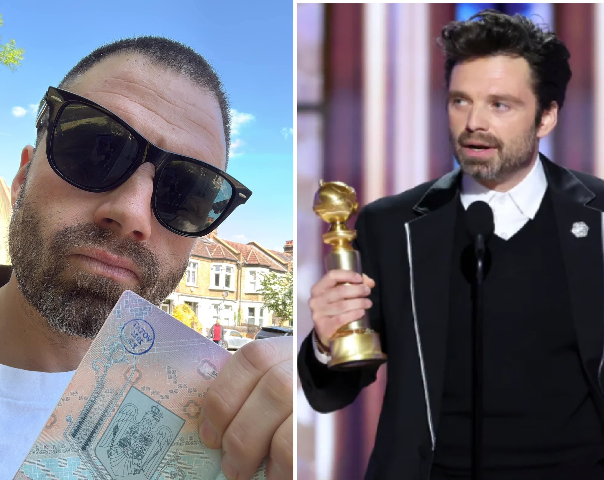 Sebastian Stan a votat în turul 2 al alegerilor prezidențiale din România, la o secție din New York. Imaginea care face acum înconjurul internetului