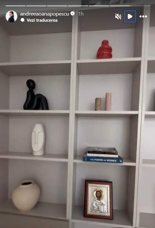 Noi imagini din penthouse-ul Andreei Popescu