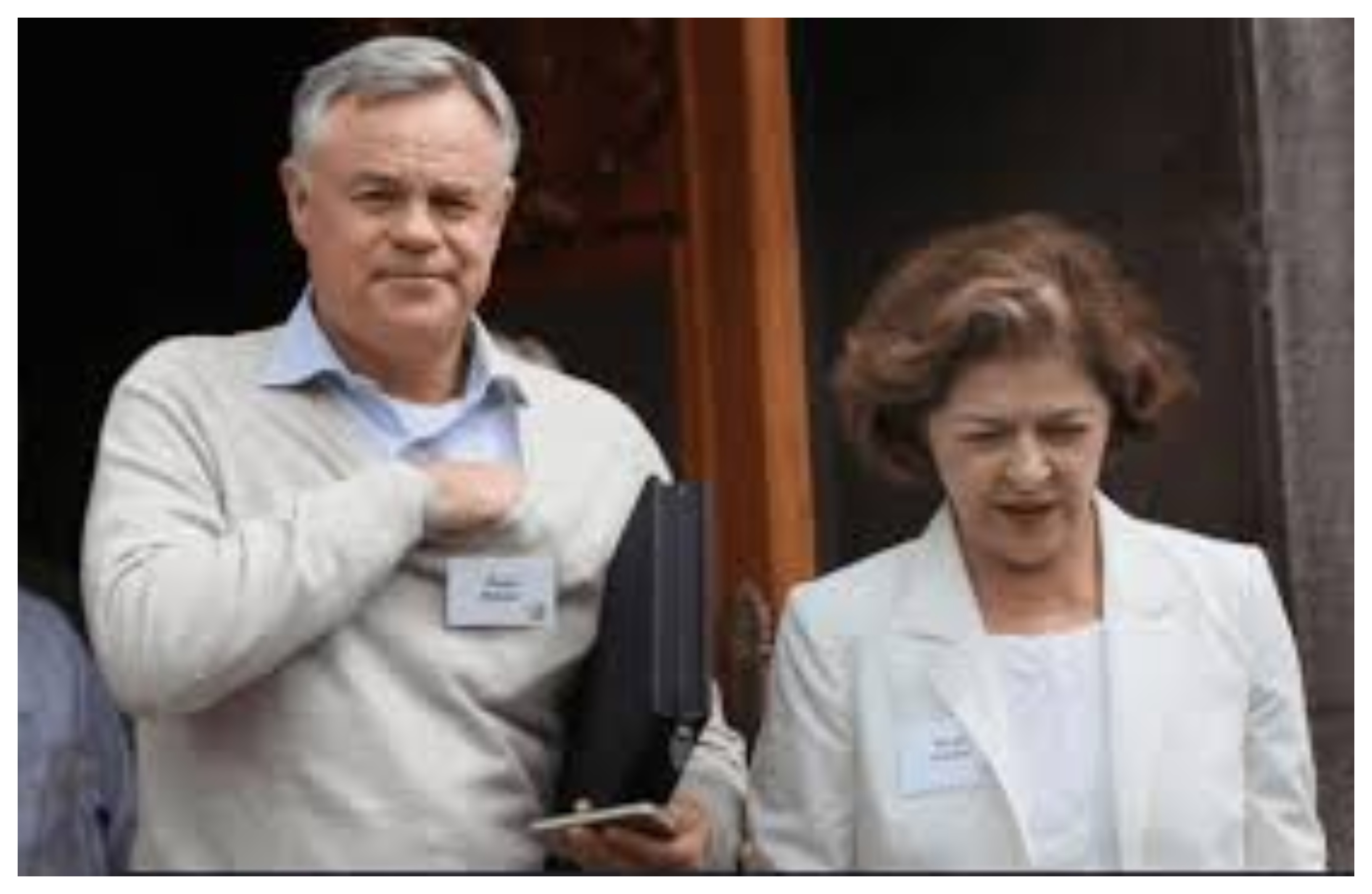 Koos Bekker and Karen Roos