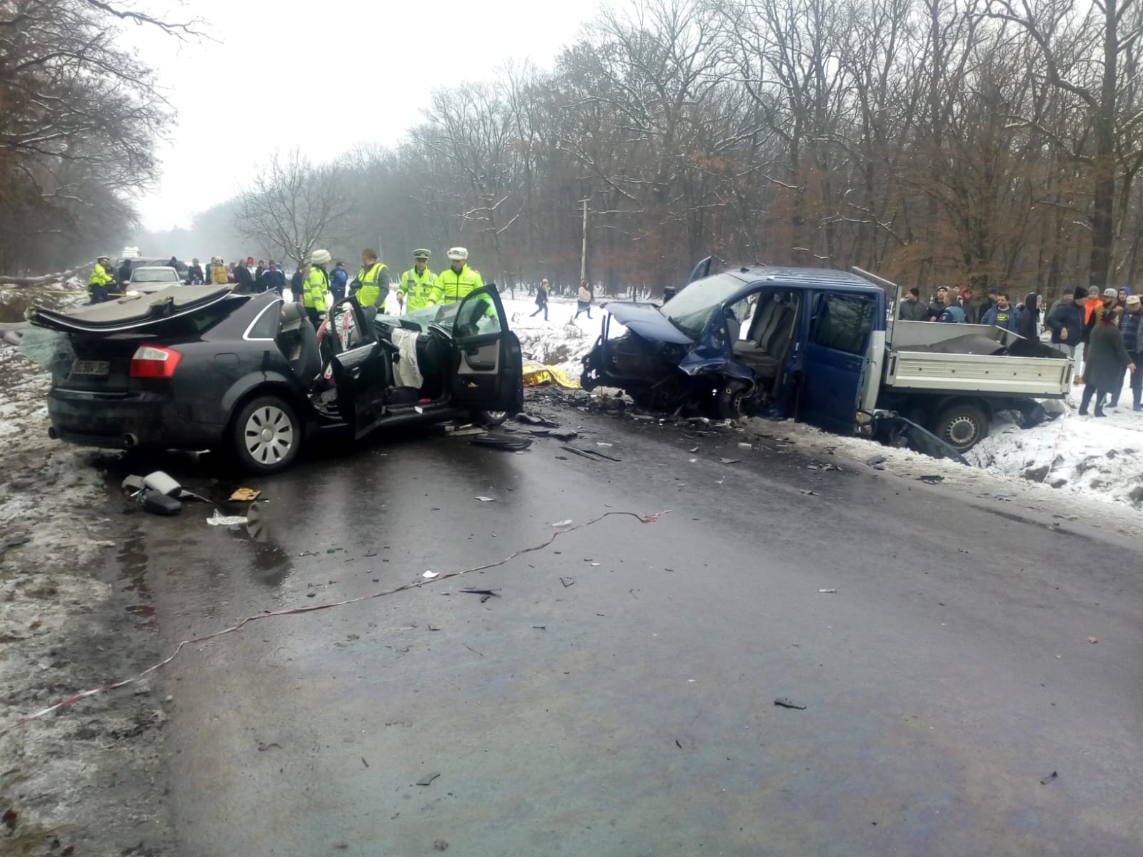 Grav accident rutier lângă Reghin, soldat cu doi morți și cinci răniți