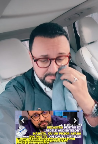 Reacția lui Cătălin Măruță după ce s-a zis că ar urma să fie dat afară de la Pro TV din cauza audiențelor emisiunii: „Ursul merge, câinii latră!”