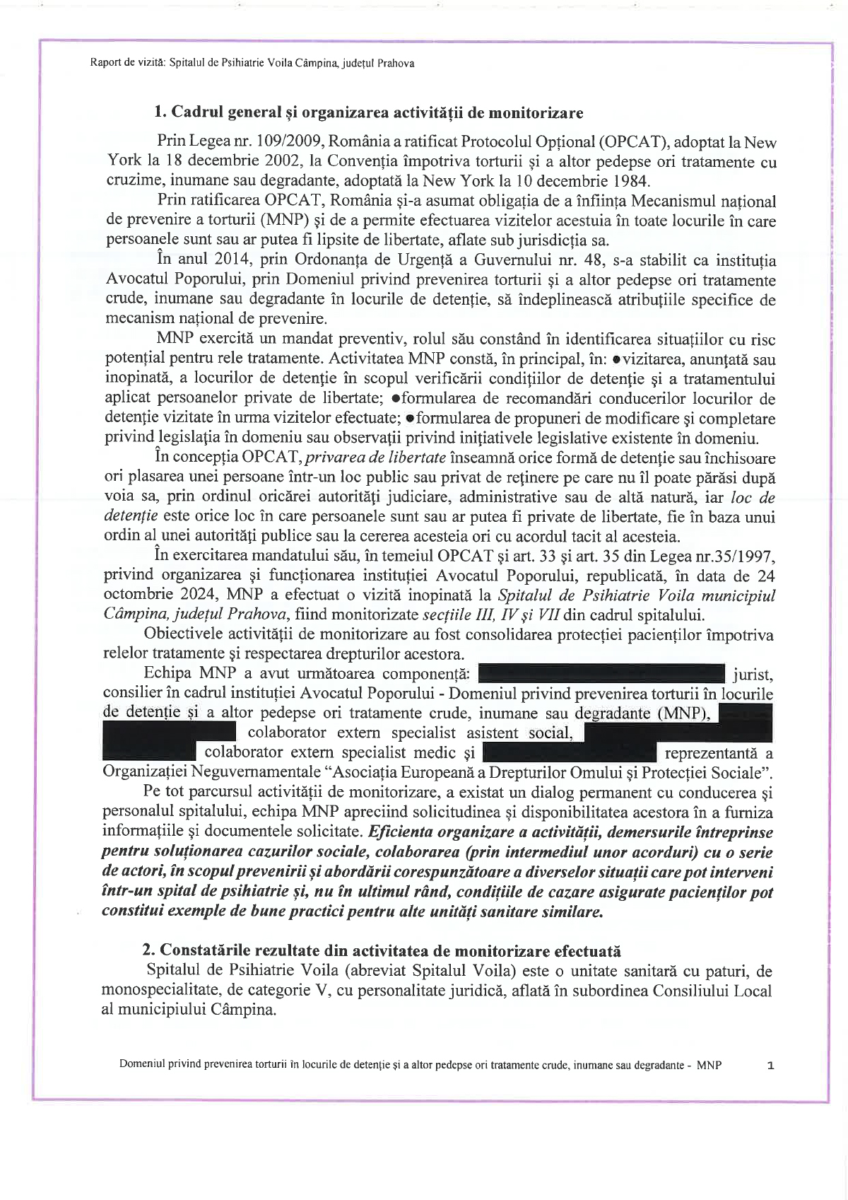 Raport al Avocatului Poporului despre Spitalul de Psihiatrie Voila: Pacienți legați cu orele, saloane folosite ca și celule de detenție, tragedia de la „Supraveghere” 