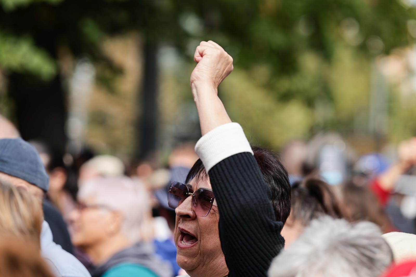 Protest la Chișinău după alegerile parlamentare din Republica Moldova. A durat doar 30 de minute și a avut câteva sute de participanți