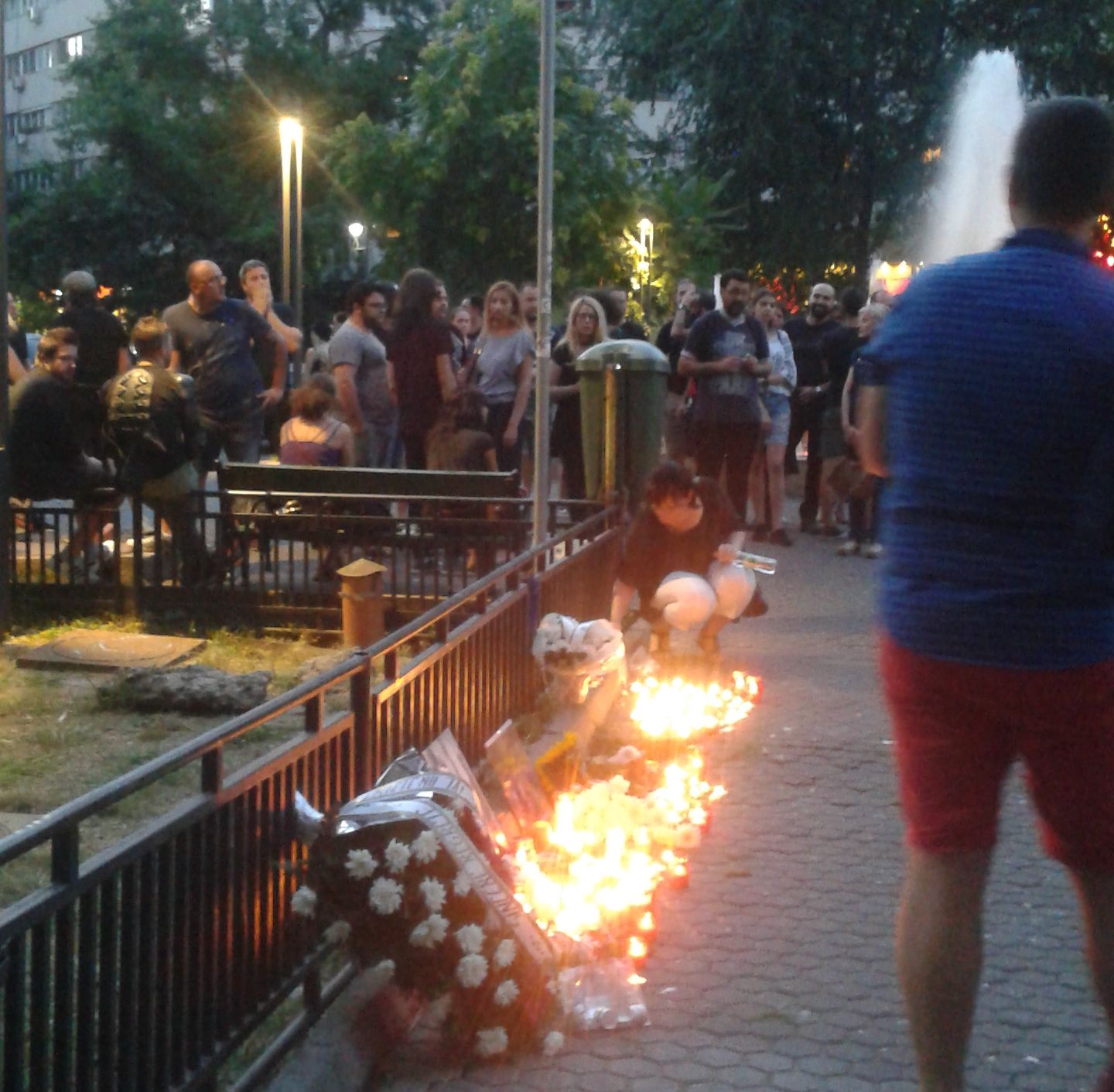 Peste 100 de persoane au adus un omagiu lui Nik Baydin, în centrul Capitalei | FOTO