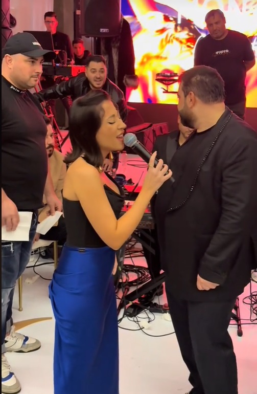 Filmare virală pe TikTok cu Nicole Cherry, care cântă alături de Florin Salam și Adrian Minune. Clipul are peste 2 milioane de vizualizări