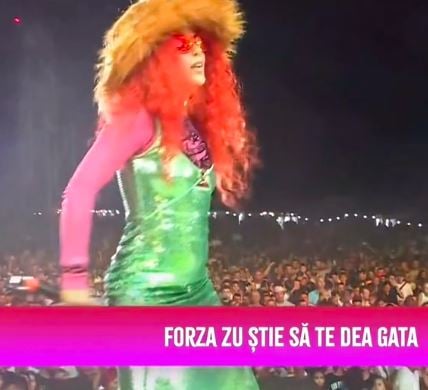Corina Bud, fără lenjerie intimă pe scenă. Imaginile cu artista au devenit virale: „Doamnă, suntem la televizor”