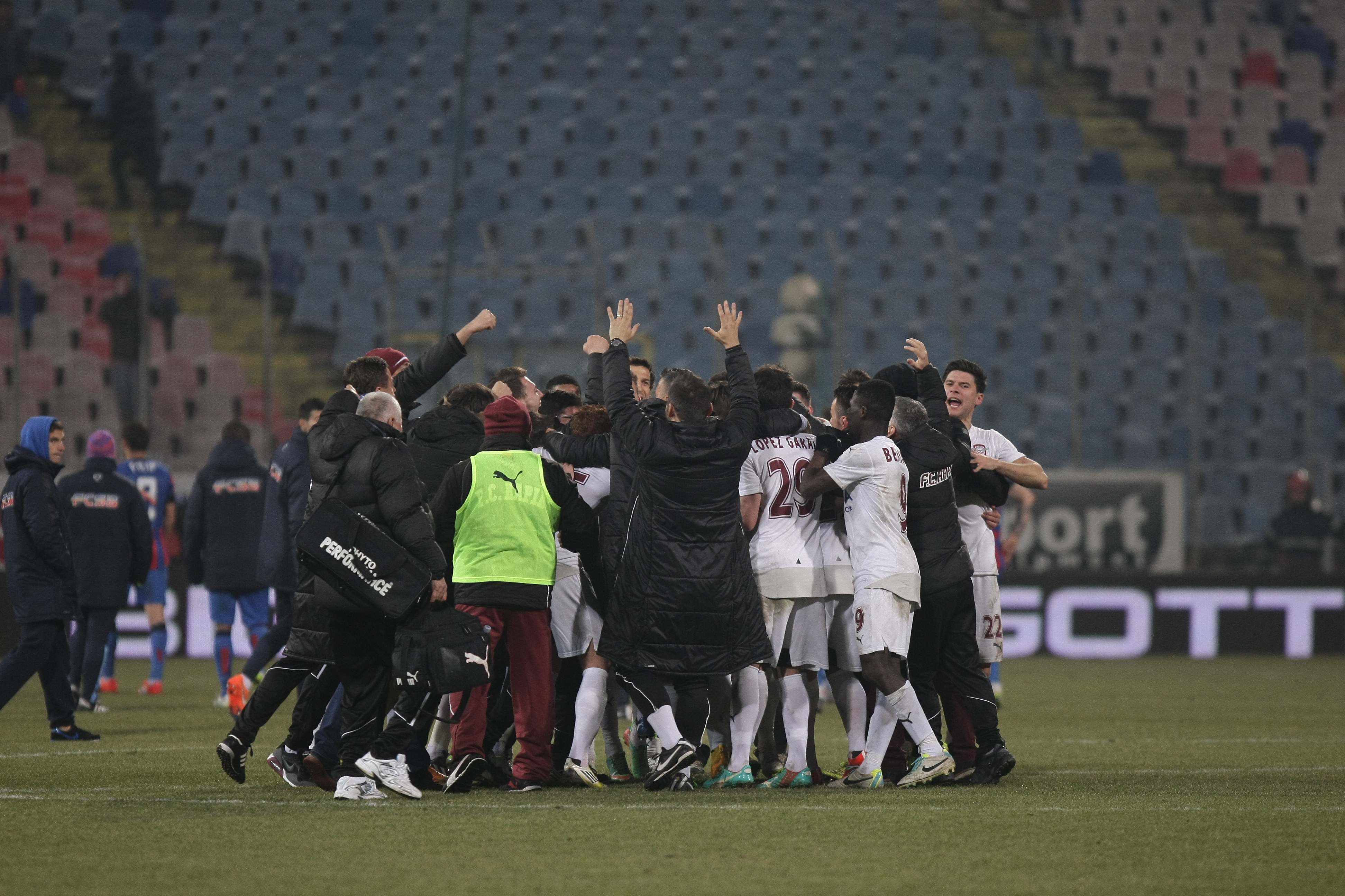 Steaua - Rapid 0-1. Gecov a adus fericirea pentru giuleșteni / FOTO
