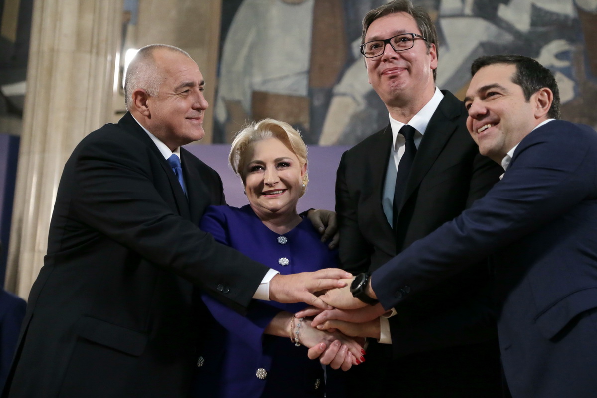 FOTO. Dăncilă l-a invitat pe preşedintele sârb Aleksandar Vucic la Bucureşti. Întâlnire la nivel înalt în format cvadrilateral România - Bulgaria - Serbia - Grecia
