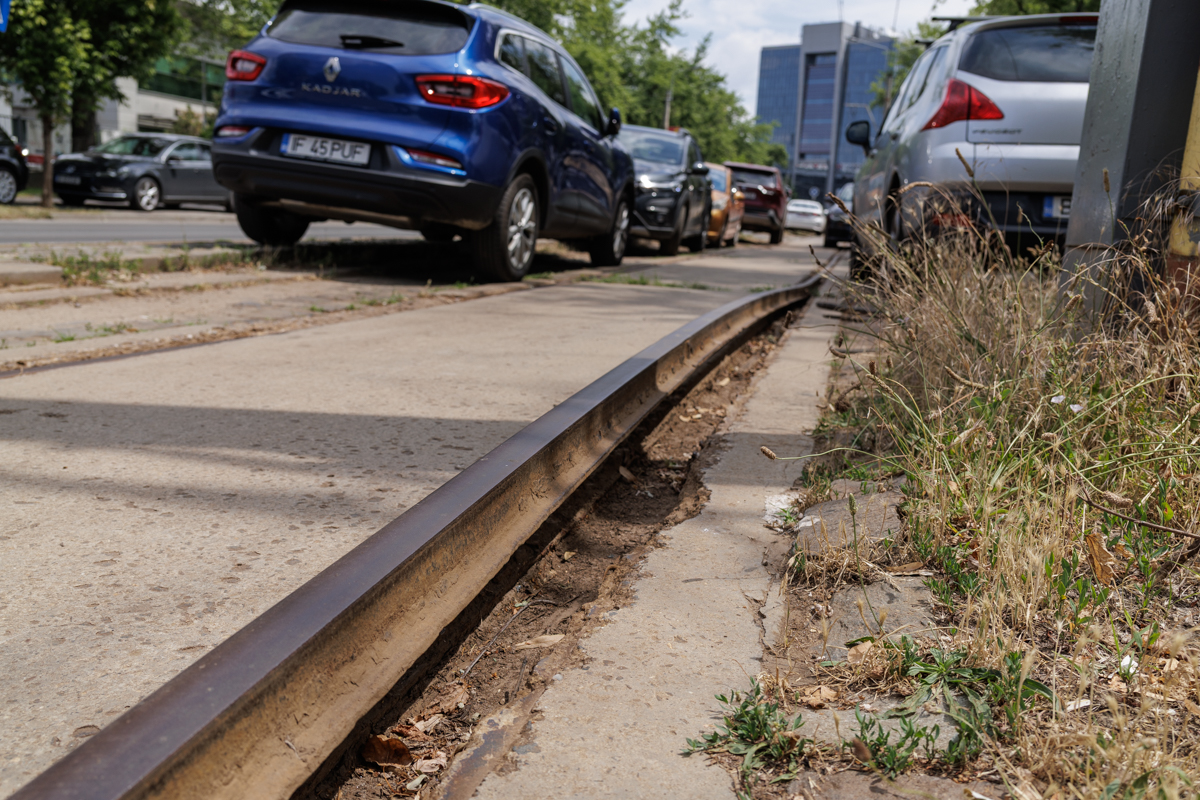 Se repară linia „Tramvaiului Groazei” din Pipera! Lucrarea ar trebui să dureze trei ani