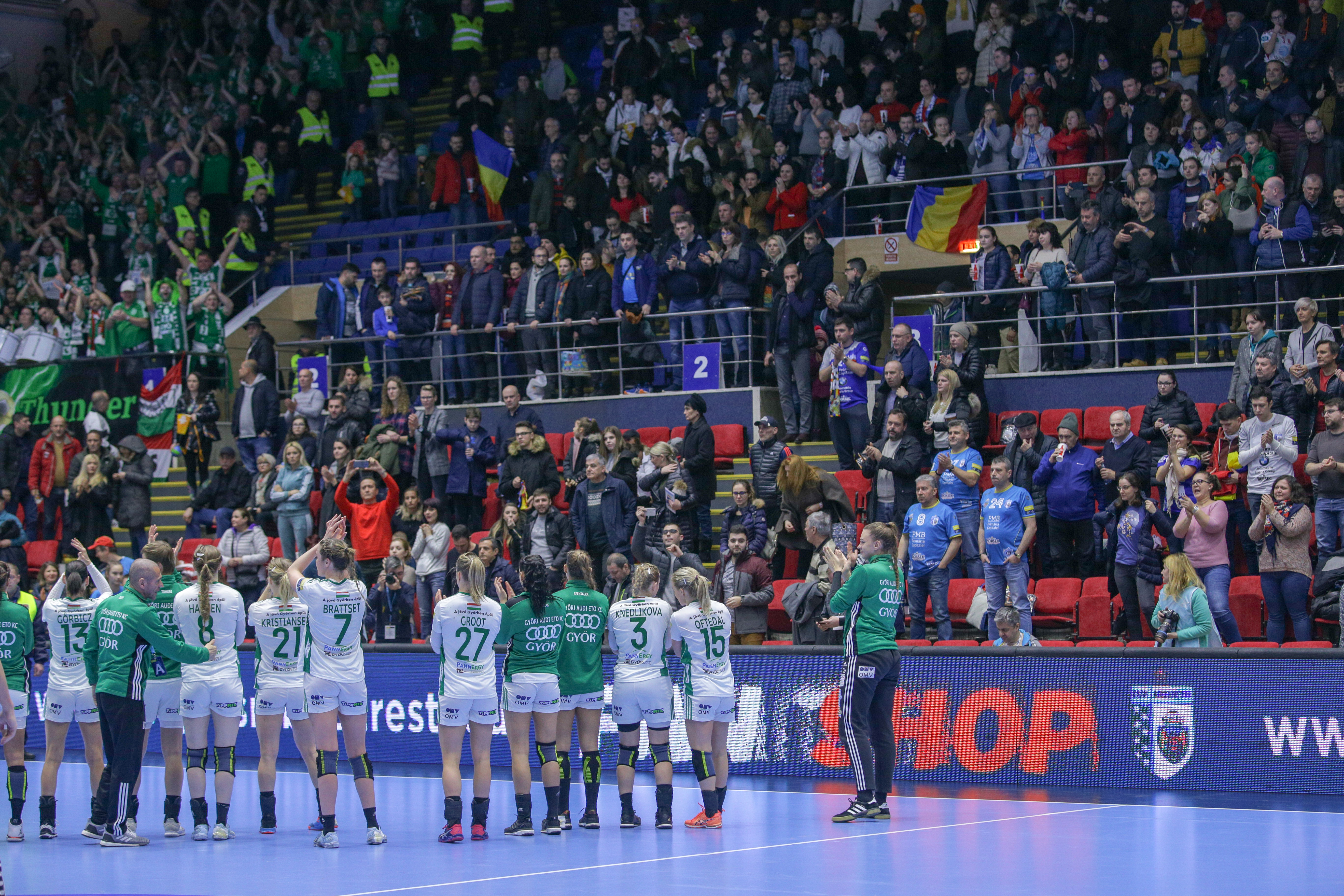 GALERIE FOTO / Cele mai spectaculoase imagini de la meciul de handbal CSM București - Gyor
