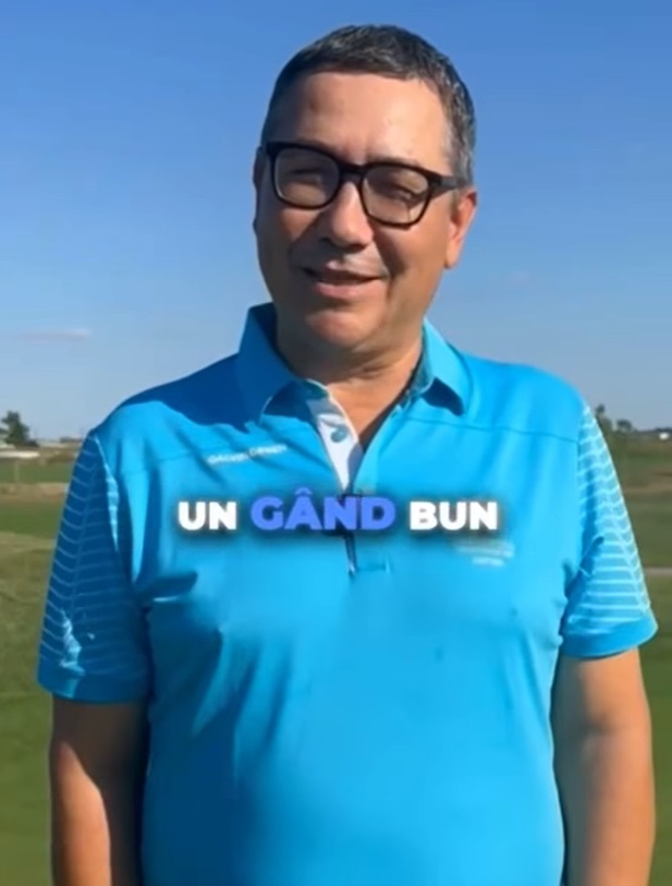 Cât costă tricoul purtat de Victor Ponta de ziua lui. Cum a sărbătorit 53 de ani: „Golf, distracție, muncă, privat”