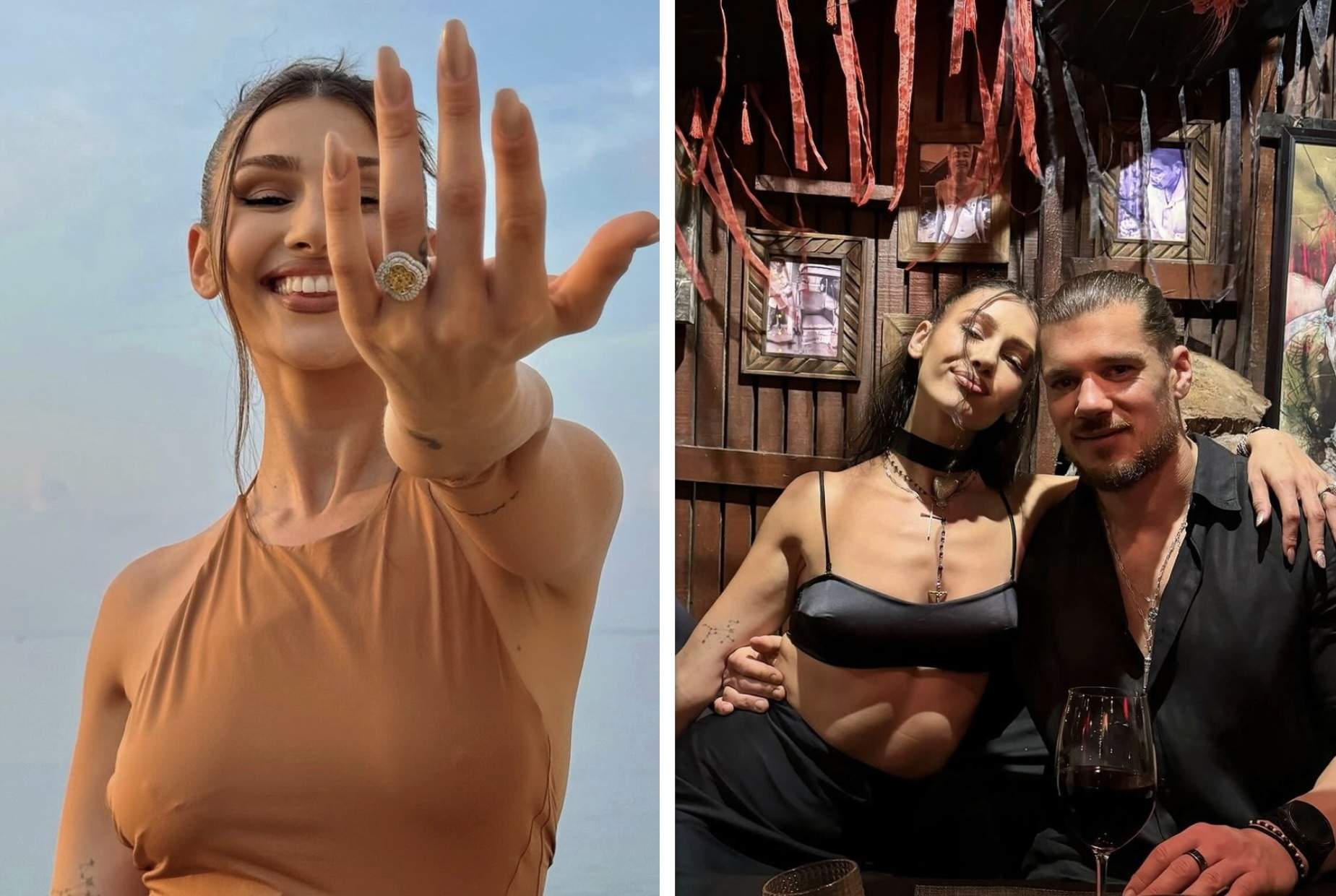 Alina Eremia a fost cerută în căsătorie de Edy Barbu. Cum arată inelul de logodnă al artistei