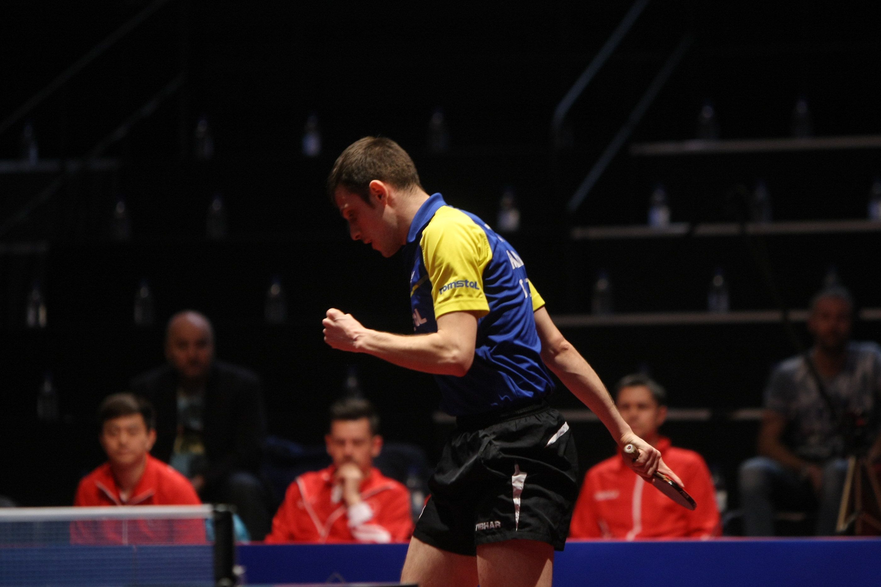 Echipa masculină de tenis de masă a României a încheiat neînvinsă grupa preliminară pentru Campionatul European 2017 | GALERIE FOTO