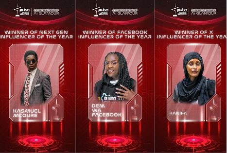 Dem Wa Facebook celebrates win as Kasmuel & Hanifa shine at Pulse Influencer Awards 2024